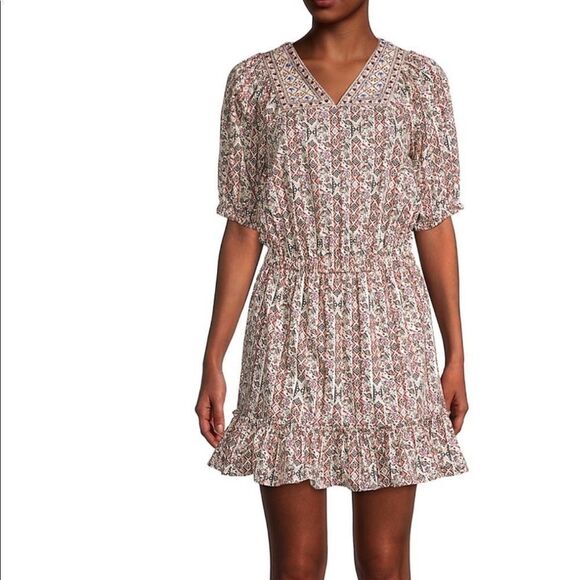Nicole Miller Collection Stretch cotton dress 10 - Picture 1 of 14